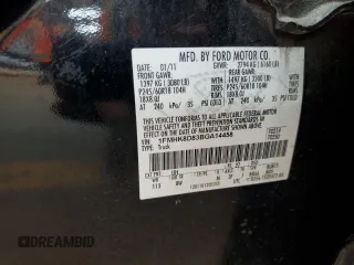 2011 Ford Explorer XLT with VIN 1FMHK8D83BGA14458, listed as a Copart auction lot 55672445 with 214,669 mi miles and Salvage title. Bid and sale history available at DreamBid. Image 13.