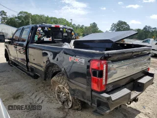 2024 Ford F-350 XL with VIN 1FT8W3BM1REC37101, listed as a Copart auction lot 56579605 with 34,858 mi miles and Salvage title. Bid and sale history available at DreamBid. Image 2.