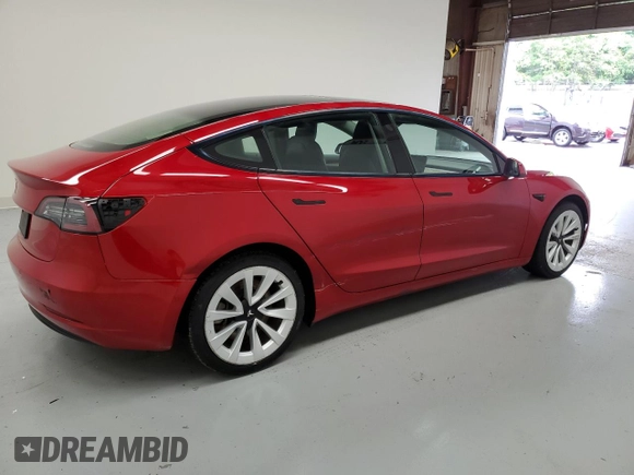 2022 Tesla Model 3 z VIN 5YJ3E1EA2NF191399, wystawiony jako Copart lot #58265655 z przebiegiem 143 320 mil mil oraz Czysty tytuł • Clean title. Historia ofert i sprzedaży dostępna na DreamBid. Obrazek 3.