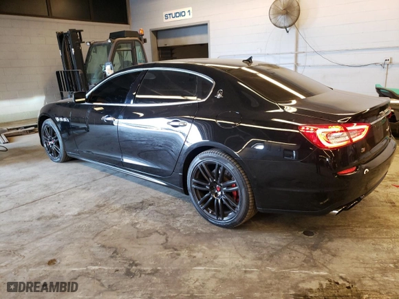 2016 Maserati Quattroporte S Q4 with VIN ZAM56RRA5G1191726, listed as a Copart auction lot 65444593 with 94,893 mi miles. Bid and sale history available at carsss.com. Image 2.