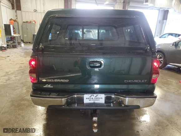 2005 Chevrolet Silverado 1500 LS with VIN 2GCEK13T951108186, listed as a Copart auction lot 46241485 with 203,975 mi miles and Non Repairable. Bid and sale history available at carsss.com. Image 6.