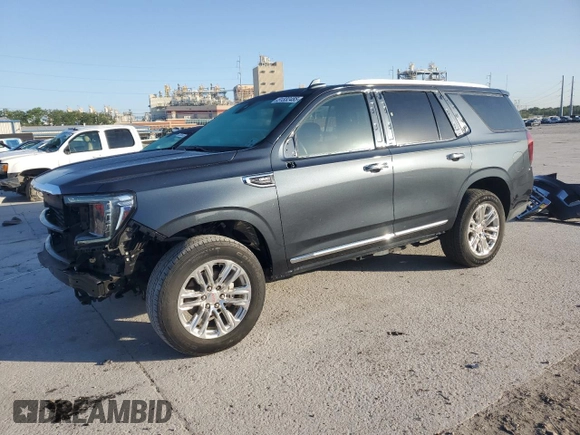 2021 GMC Yukon SLT with VIN 1GKS2BKD3MR137812, listed as a Copart auction lot 51332485 with 28,776 mi miles and Salvage Title. Bid and sale history available at carsss.com. Image 1.