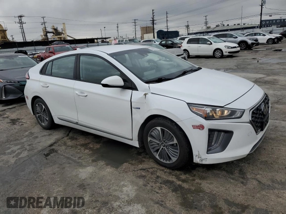 2020 Hyundai Ioniq SE with VIN KMHC65LD2LU214181, listed as a Copart auction lot 44080285 with 76,226 mi miles and Salvage title. Bid and sale history available at DreamBid. Image 4.