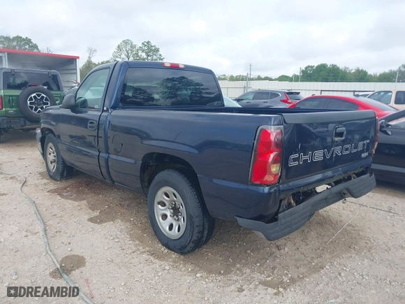 2006 Chevrolet Silverado 1500 Work Truck with VIN 3GCEC14X56G224380, listed as a IAAI auction lot 41864035 with 51,414 mi miles. Bid and sale history available at carsss.com. Image 3.