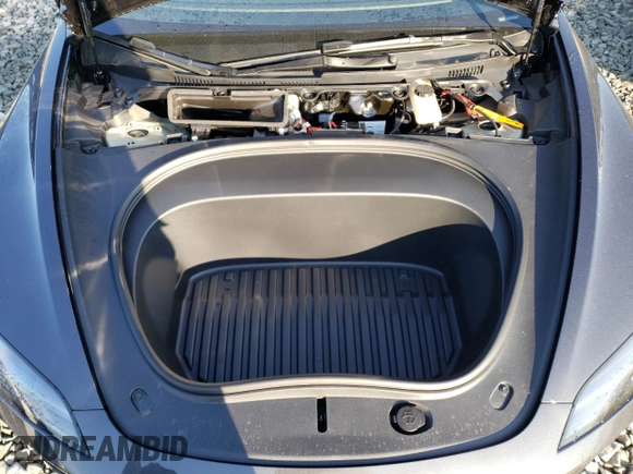 2024 Tesla Model 3 with VIN 5YJ3E1EA2RF859983, listed as a Copart auction lot 48044865 with 2,277 mi miles and Salvage Title. Bid and sale history available at DreamBid. Image 11.