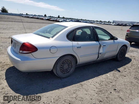 2005 Ford Taurus SE with VIN 1FAFP53U25A303516, listed as a Copart auction lot 63250505 with 203,463 mi miles and Salvage title. Bid and sale history available at DreamBid. Image 3.