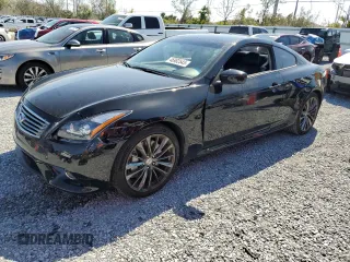 2012 Infiniti G37 Coupe Journey with VIN JN1CV6EK3CM422579, listed as a Copart auction lot 46982545 with 57,387 mi miles and Salvage Title. Bid and sale history available at carsss.com. Image 1.