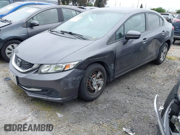 2015 Honda Civic Sedan LX with VIN 19XFB2E50FE078346, listed as a IAAI auction lot 41906523 with 68,013 mi miles. Bid and sale history available at carsss.com. Image 23.