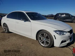 2012 BMW 3 Series 335i with VIN WBA3A9C59CF270736, listed as a Copart auction lot 87223824 with 124,700 mi miles and Salvage title. Bid and sale history available at DreamBid. Image 4.