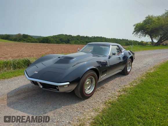 1968 Chevrolet Corvette z VIN 194678S400179, wystawiony jako Copart lot #59694455 z przebiegiem 23 679 mil mil oraz Czysty tytuł • Clean title. Historia ofert i sprzedaży dostępna na DreamBid. Obrazek 2.