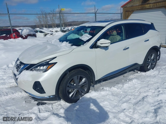 2024 Nissan Murano Platinum with VIN 5N1AZ2DS7RC123934, listed as a IAAI auction lot 41324102 with 1,318 mi miles. Bid and sale history available at carsss.com. Image 17.