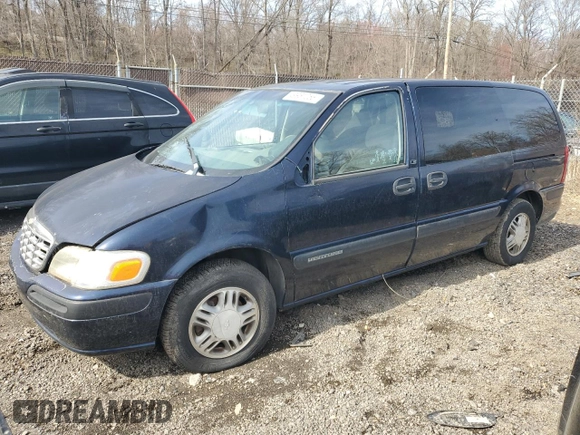 1997 Chevrolet Venture LS with VIN 1GNDX03E1VD180360, listed as a Copart auction lot 49961055 with 102,054 mi miles and Salvage Title. Bid and sale history available at carsss.com. Image 1.