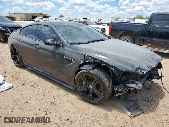2016 BMW M6 with VIN WBS6E9C55GG437140, listed as a Copart auction lot 62839105 with Not provided miles and Clean title. Bid and sale history available at DreamBid. Image 4.