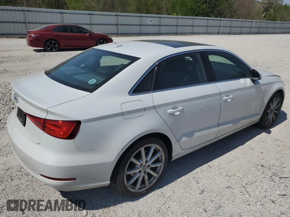 2015 Audi A3 1.8T Premium with VIN WAUACGFF8F1024014, listed as a Copart auction lot 50642315 with 95,825 mi miles and Salvage Title. Bid and sale history available at carsss.com. Image 3.