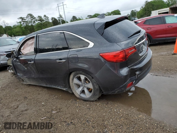 2015 Acura MDX with VIN 5FRYD3H2XFB008100, listed as a Copart auction lot 51219585 with Not provided miles and Salvage title. Bid and sale history available at DreamBid. Image 2.