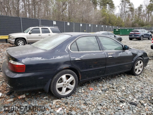 2003 Acura TL Type S with VIN 19UUA56863A017216, listed as a Copart auction lot 46804045 with 207,769 mi miles and Salvage Title. Bid and sale history available at carsss.com. Image 3.
