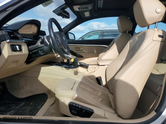 2015 BMW 4 Series 428i xDrive with VIN WBA3N5C50FK198706, listed as a Copart auction lot 87705225 with 124,083 mi miles and Salvage Title. Bid and sale history available at carsss.com. Image 7.