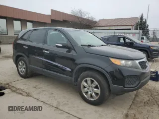 2012 Kia Sorento LX with VIN 5XYKT4A12CG211648, listed as a Copart auction lot 45023025 with 110,491 mi miles and Salvage Title. Bid and sale history available at DreamBid. Image 4.