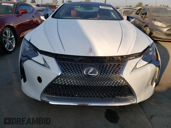 2018 Lexus LC 500h z VIN JTHHP5AY4JA001016, wystawiony jako Copart lot #85480424 z przebiegiem Nie podano mil oraz Szkoda całkowita • Salvage title. Historia ofert i sprzedaży dostępna na DreamBid. Obrazek 5.