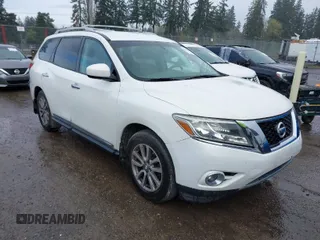 2013 Nissan Pathfinder SL with VIN 5N1AR2MM9DC612880, listed as a IAAI auction lot 41938550 with 146,542 mi miles. Bid and sale history available at carsss.com. Image 1.