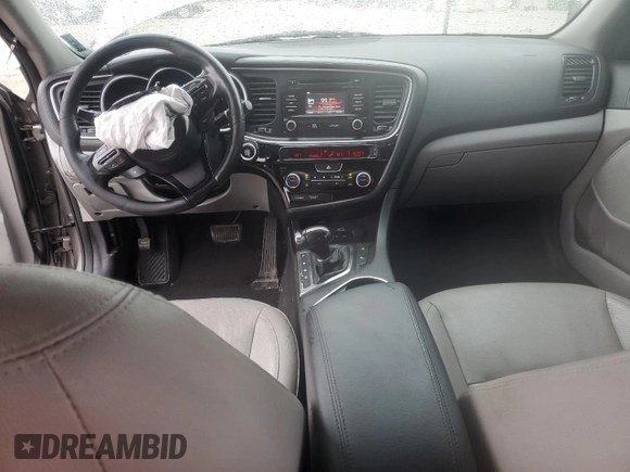 2015 Kia Optima EX with VIN 5XXGN4A76FG391259, listed as a Copart auction lot 49812355 with 124,704 mi miles and Salvage Title. Bid and sale history available at carsss.com. Image 8.