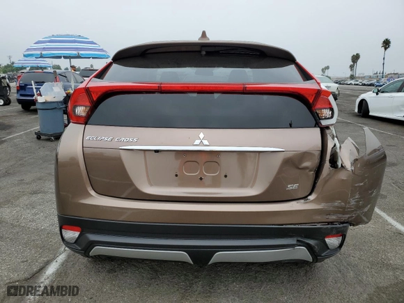 2020 Mitsubishi Eclipse Cross SE with VIN JA4AS5AAXLZ012072, listed as a Copart auction lot 76137214 with 18,367 mi miles and Salvage Title. Bid and sale history available at carsss.com. Image 6.
