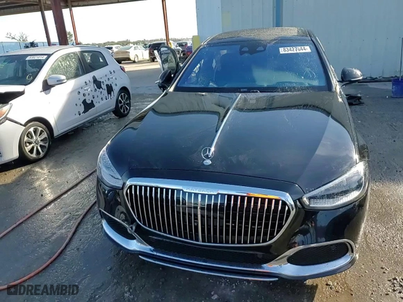2022 Mercedes-Benz S-Class Maybach S 580 with VIN W1K6X7GB0NA159906, listed as a Copart auction lot 83427644 with 41,516 mi miles and Salvage Title. Bid and sale history available at carsss.com. Image 14.