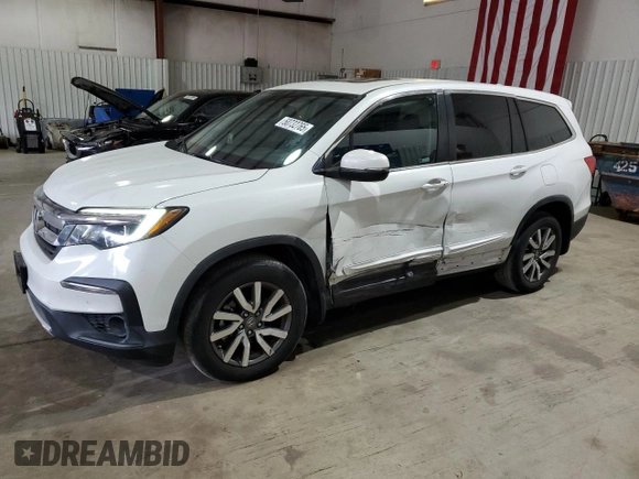 2020 Honda Pilot EX-L with VIN 5FNYF5H58LB020257, listed as a Copart auction lot 50732765 with 50,741 mi miles and Salvage Title. Bid and sale history available at carsss.com. Image 1.