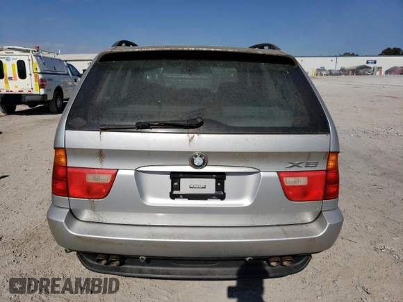 2002 BMW X5 4.4i with VIN 5UXFB33542LH38898, listed as a Copart auction lot 75310454 with 186,168 mi miles and Clean Title. Bid and sale history available at carsss.com. Image 6.