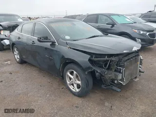 2016 Chevrolet Malibu LS with VIN 1G1ZB5ST4GF345635, listed as a IAAI auction lot 41493143 with 102,107 mi miles. Bid and sale history available at carsss.com. Image 1.
