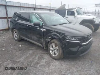 2023 Kia Sorento LX with VIN 5XYRG4LC9PG190174, listed as a IAAI auction lot 41533177 with 53,052 mi miles. Bid and sale history available at carsss.com. Image 1.