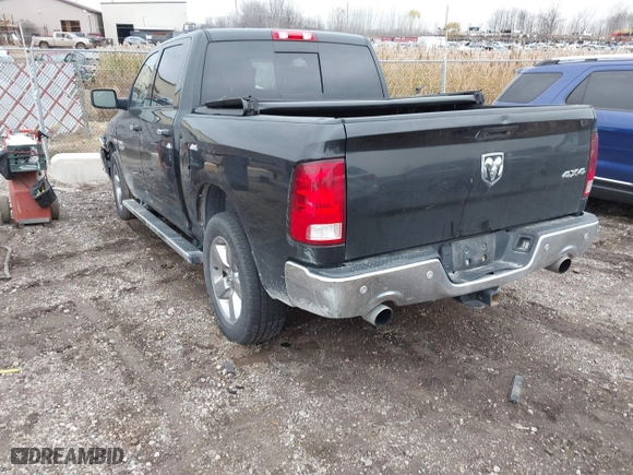 2017 Ram 1500 Big Horn with VIN 3C6RR7LT4HG746865, listed as a IAAI auction lot 40940638 with 167,280 mi miles. Bid and sale history available at carsss.com. Image 3.