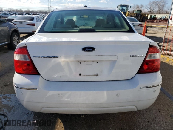 2007 Ford Five Hundred Limited z VIN 1FAFP25177G120565, wystawiony jako Copart lot #46661325 z przebiegiem 67 857 mil mil oraz Szkoda całkowita • Salvage title. Historia ofert i sprzedaży dostępna na DreamBid. Obrazek 6.
