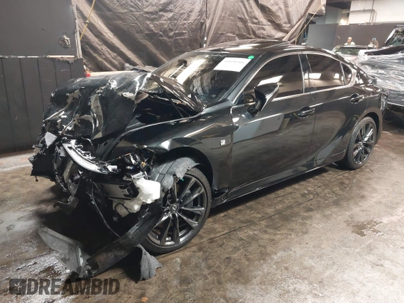 2024 Lexus IS 350 F Sport with VIN JTHGZ1E23R5036655, listed as a IAAI auction lot 40898566 with 2,724 mi miles and . Bid and sale history available at DreamBid. Image 17.