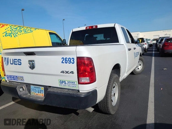 2022 Ram 1500 Tradesman with VIN 1C6RR7FG3NS163402, listed as a IAAI auction lot 42066222 with 59,253 mi miles and . Bid and sale history available at DreamBid. Image 1.