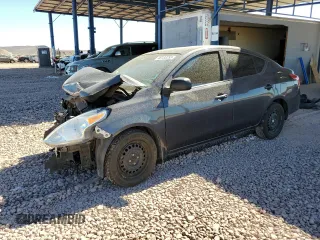 2015 Nissan Versa S Plus with VIN 3N1CN7AP9FL868063, listed as a Copart auction lot 46133255 with 131,738 mi miles and Salvage Title. Bid and sale history available at carsss.com. Image 1.