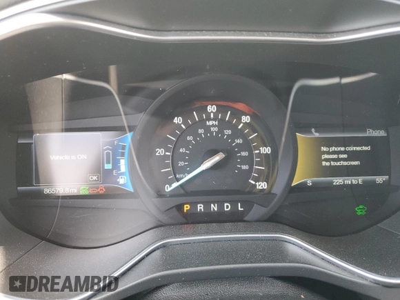 2016 Ford Fusion SE Hybrid with VIN 3FA6P0LU4GR352115, listed as a Copart auction lot 50616775 with 86,579 mi miles and Salvage title. Bid and sale history available at DreamBid. Image 9.