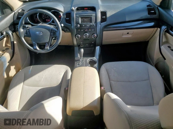 2013 Kia Sorento LX with VIN 5XYKT3A62DG343462, listed as a Copart auction lot 52507065 with 128,368 mi miles and Clean title. Bid and sale history available at DreamBid. Image 8.