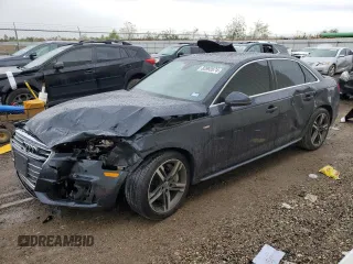 2017 Audi A4 Premium Plus with VIN WAULNAF47HN041641, listed as a Copart auction lot 83992674 with 0 mi miles and Salvage Title. Bid and sale history available at carsss.com. Image 1.