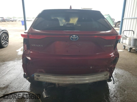 2022 Toyota Venza LE with VIN JTEAAAAH1NJ093054, listed as a Copart auction lot 69024254 with 54,350 mi miles and Clean Title. Bid and sale history available at carsss.com. Image 6.