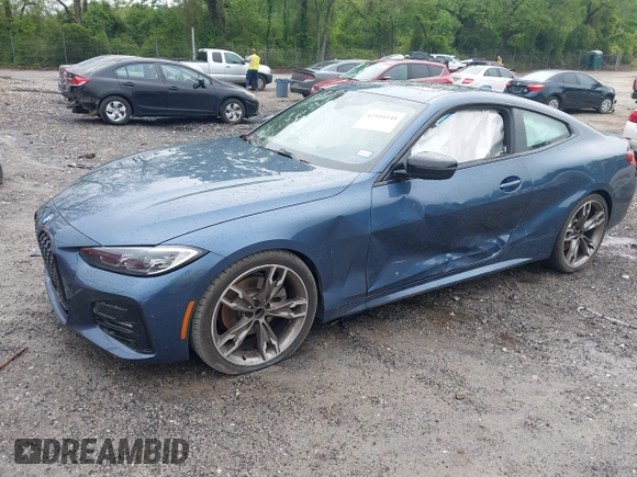2021 BMW 4 Series 430i with VIN WBA53AP0XMCF92827, listed as a IAAI auction lot 42104148 with 53,535 mi miles and . Bid and sale history available at DreamBid. Image 17.