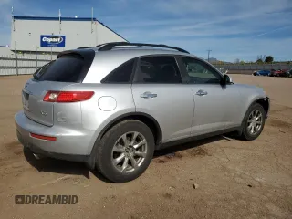 2007 Infiniti FX with VIN JNRAS08W87X210614, listed as a Copart auction lot 54329485 with 243,317 mi miles and Salvage title. Bid and sale history available at DreamBid. Image 3.