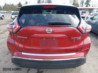 2015 Nissan Murano SV with VIN 5N1AZ2MH1FN254216, listed as a IAAI auction lot 41989152 with 142,378 mi miles. Bid and sale history available at carsss.com. Image 17.