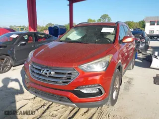 2018 Hyundai Santa Fe Sport 2.4L with VIN 5XYZU3LB2JG520660, listed as a IAAI auction lot 41461864 with 108,462 mi miles. Bid and sale history available at carsss.com. Image 2.