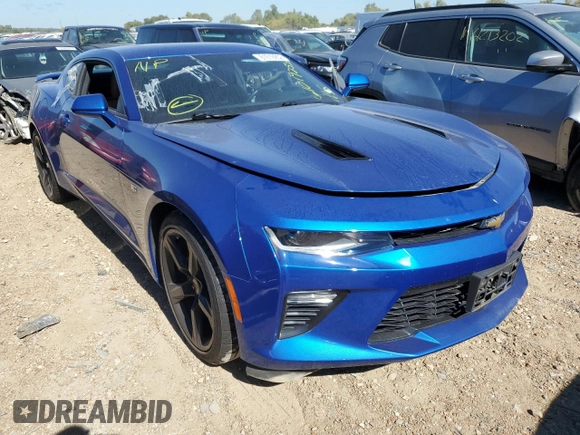2017 Chevrolet Camaro 2SS with VIN 1G1FH1R72H0102767, listed as a Copart auction lot 61019252 with 0 mi miles. Bid and sale history available at carsss.com. Image 1.