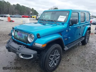 2024 Jeep Wrangler Sahara with VIN 1C4PJXEN5RW180207, listed as a IAAI auction lot 41542494 with 11,637 mi miles. Bid and sale history available at carsss.com. Image 17.