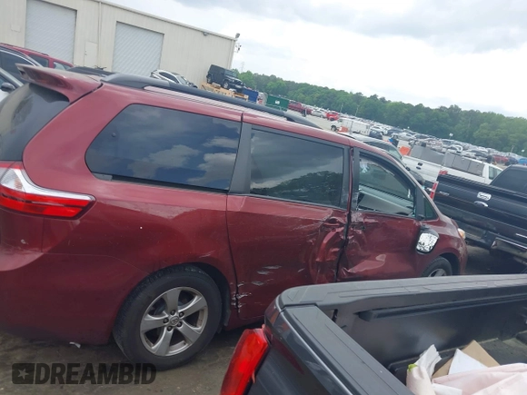 2017 Toyota Sienna LE Auto Access Seat with VIN 5TDKZ3DC6HS822945, listed as a IAAI auction lot 42094629 with 171,450 mi miles and . Bid and sale history available at DreamBid. Image 13.