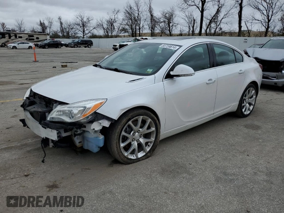2017 Buick Regal GS with VIN 2G4GT5GX4H9135713, listed as a Copart auction lot 80759614 with 98,998 mi miles and Salvage title. Bid and sale history available at DreamBid. Image 1.