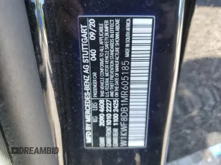 2021 Mercedes-Benz C 300 with VIN W1KWF8DB1MR605185, listed as a Copart auction lot 49703095 with Not provided miles and Non repairable. Bid and sale history available at DreamBid. Image 14.