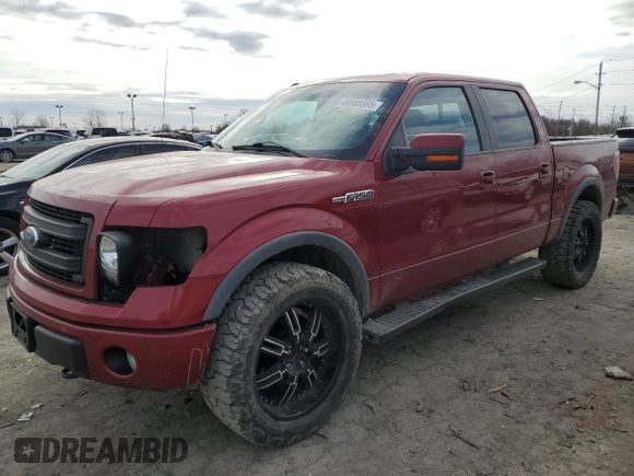 2014 Ford F-150 XL with VIN 1FTFW1EF9EKF99259, listed as a Copart auction lot 49588665 with Not provided miles and Salvage title. Bid and sale history available at DreamBid. Image 1.